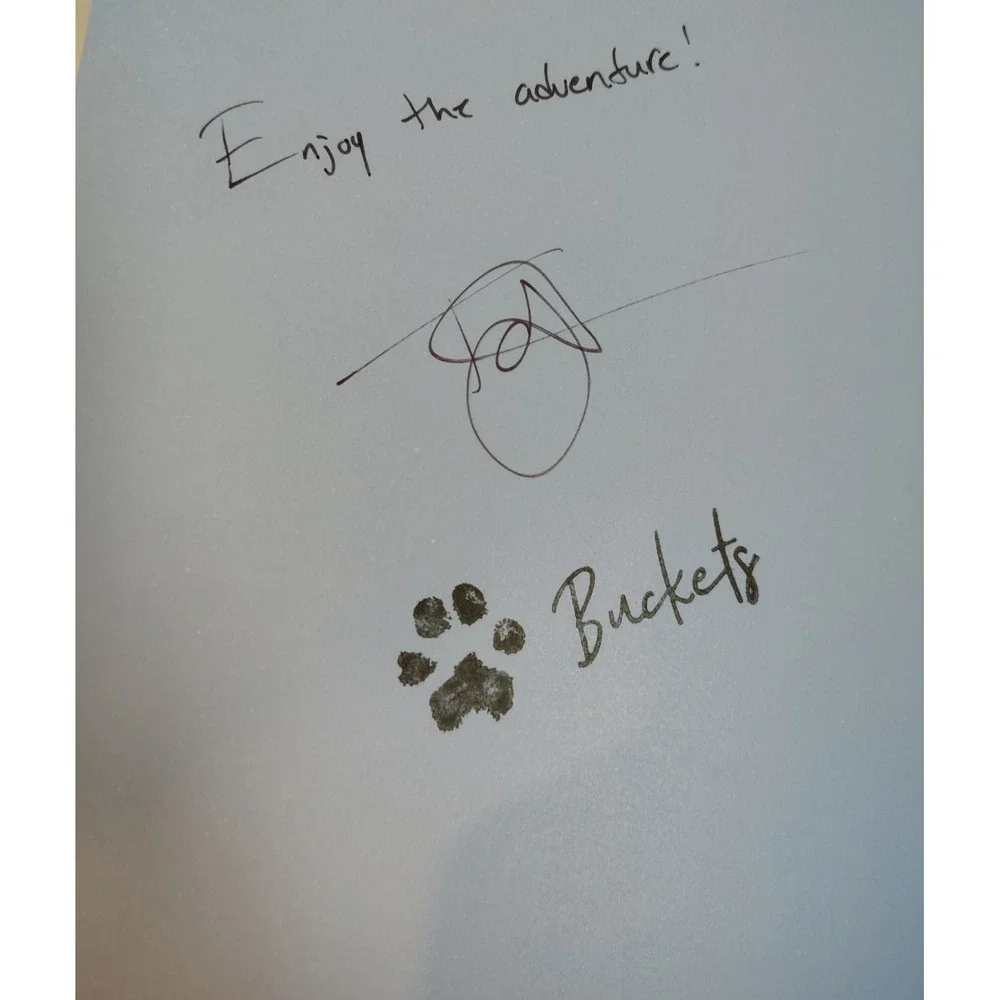 Signed - Buckets Goes on a Winter Adventure by Taryn Crowder - NEW - Autographed